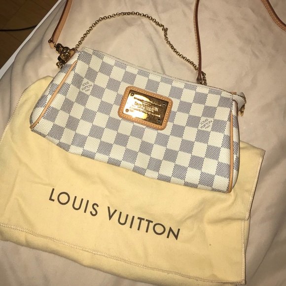 louis vuitton eva damier azur